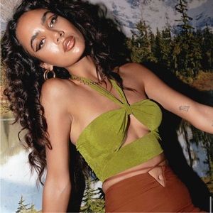 Princess Polly Kinsley Top Green